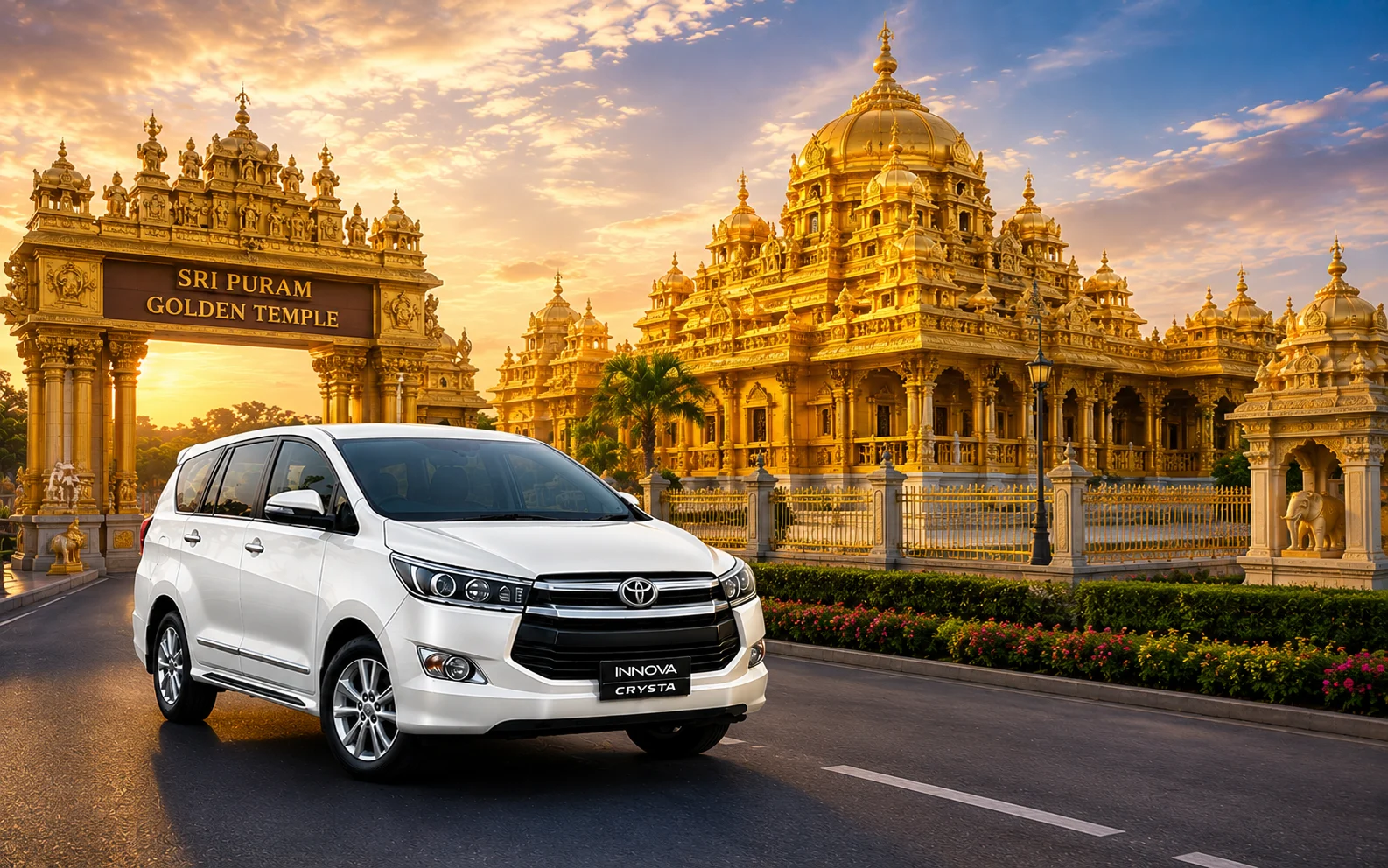Tirupati to Vellore Sripuram Golden Temple Tour